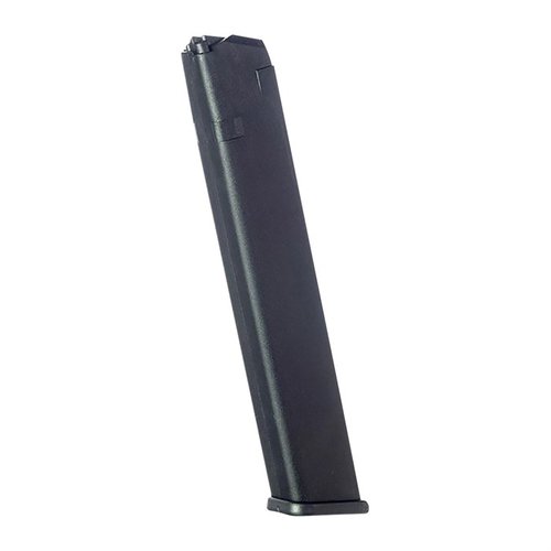 Die POLYMER MAGAZINE für GLOCK® 17/19/26 bieten eine erhöhte Kapazität, sind aus langlebigem Zytel gefertigt und sorgen für konstanten Druck mit einem hochwertigen Feder.