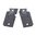 SIG 938 grau/schwarz geriffelte G-10-Griffschalen