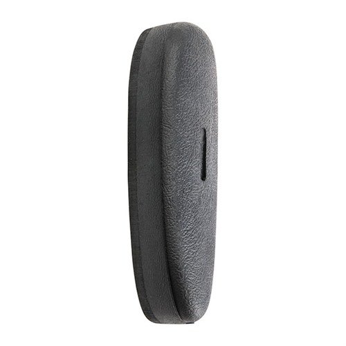 Die OLD ENGLISH RECOIL PADS von PACHMAYR sind elegant, mit glatten Seiten und abgerundeten Kanten, perfekt für feine Waffen und bieten einen soliden schwarzen Look.