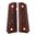 1911-Griffschalen Double Diamond Rosenholz