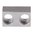 RUGER 10/22 Competition V-Block aus Edelstahl, silber
