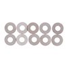 Verbessere den Abzug deiner S&W mit den #2 Power Sideplate Shims! Sie reduzieren das Spiel zwischen Hammer oder Abzug und der Seitenplatte für einen glatteren Ablauf.