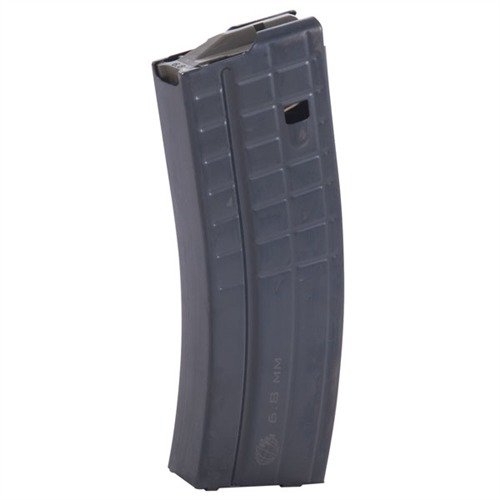 Nutze die langlebigen Stahlmagazine für dein 6.8mm AR: robust, formstabil und kompatibel mit .224 Valkyrie und .22 Nosler. Erhältlich in 10-, 15- und 25 Schuss.