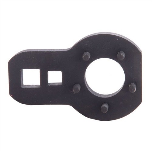 Der Precision Reflex AR-15/M16 Barrel Nut Wrench bietet robuste Bauweise, vielseitige Antriebskompatibilität und einen 10" Griff für einfache Handhabung.