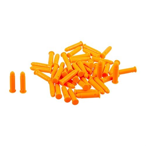 Die SAF-T-TRAINERS Dummy-Rounds sind aus buntem Kunststoff, bieten ein anderes Gefühl und sind ideal für Trainingseinheiten, um Verwechslungen mit echten Patronen zu vermeiden.