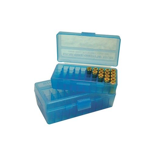 Die FLIP TOP PISTOL AMMO BOX von MTM CASE-GARD ist ideal für den Schützen, mit griffiger, kratzfester Oberfläche, stapelbar und 25 Jahre Garantie auf den Snap-Lok-Verschluss.