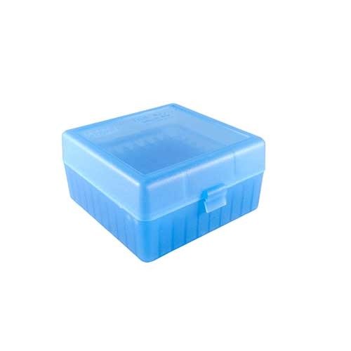 Die FLIP TOP RIFLE AMMO BOX von MTM CASE-GARD ist aus unverwüstlichem Polypropylen, hat einen 25 Jahre garantierten Mechanik-Scharnier und schützt deine Munition zuverlässig.