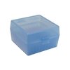Flip-Top Gewehr-Munitionsbox 223-RUGER / 6X47, 100 Schuss, blau