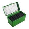 Die HANDLE CARRY RIFLE AMMO BOX schützt deine Munition optimal, bietet Platz für 50 Patronen und hat einen praktischen Tragegriff für einfachen Transport.