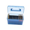 Die HANDLE CARRY RIFLE AMMO BOX schützt deine Munition optimal, bietet Platz für 50 Patronen und hat einen praktischen Tragegriff für einfachen Transport.