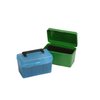 Die HANDLE CARRY RIFLE AMMO BOX schützt deine Munition optimal mit speziellen Fingern, einem praktischen Griff und einem stapelbaren Design für einfache Handhabung.
