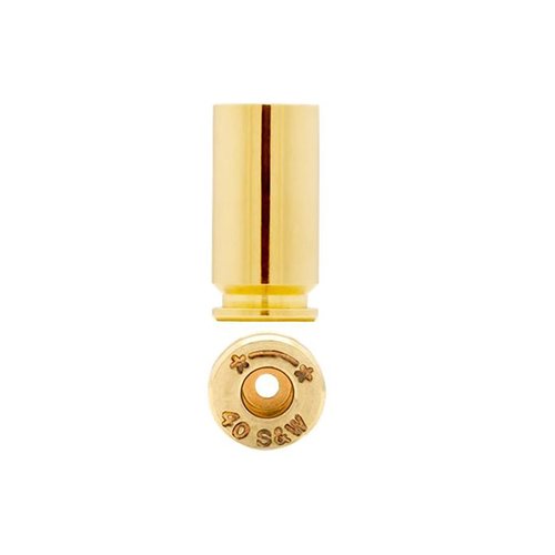 Starline 40 S&W BRASS bietet dir hochwertige, präzise gefertigte Hülsen, ideal für Top-Schützen. Verpackt in 100er Beuteln für maximale Effizienz.