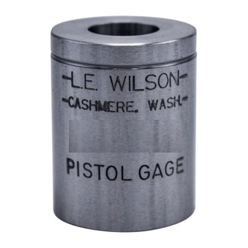 Mit dem WILSON PISTOL MAX CASE GAGE 44 SPECIAL kannst du präzise Maße deiner Patronenhülsen überprüfen und sicherstellen, dass du nicht oversize reloadest.
