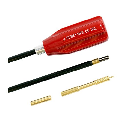 Die Dewey Reinigungsstäbe sind robust, perfekt beschichtet und ideal für Wettkampfschützen. Sie kommen mit Adapter für Jags und Bürsten, ideal für .22 bis .30 Kaliber.