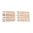 Bronze-Gewehrlaufbürste, 6,5 mm, 8-32M, 12er-Pack