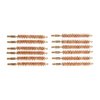 Die Dozen Pack Bronze Rifle Brushes sind perfekt für die gründliche Reinigung deiner 30 Kaliber Waffen. 12 Stück in einem Set, 8-32M Gewinde, langlebig und effektiv!