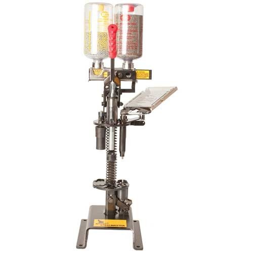 Die MEC Steelmaster ist die einzige Pressmaschine, die speziell für Stahl-Schrotpatronen entwickelt wurde und auch mit Bleischrot hervorragend funktioniert.