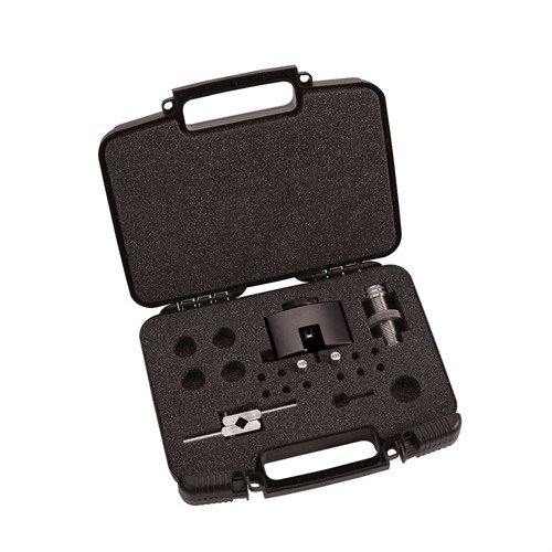 Das NT-4000 Premium Neck Turning Kit bietet dir alles für präzise Halsbearbeitung: Deluxe Neck Turning Tool, Expander, Mandrel und praktischer Aufbewahrungskoffer.