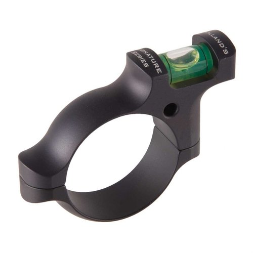 Die Holland's Signature Series Scope Levels bieten eine elegante Optik, helfen bei der Korrektur von Cants und sind einfach zu montieren. Ideal für Links- und Rechtsschützen!