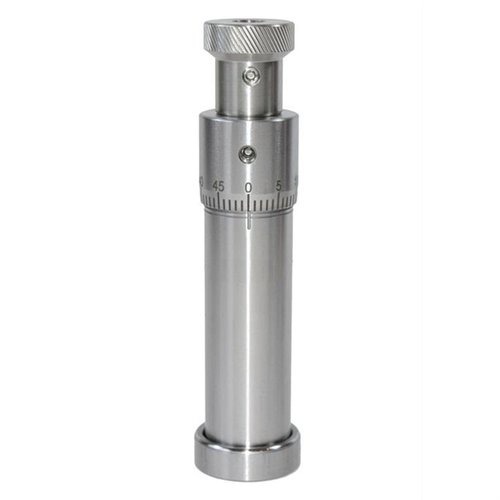 Die L.E. Wilson Micrometer Top Seater Dies aus Edelstahl bieten präzise Kontrolle über die Ausrichtung von Geschoss und Patronen, ideal für individuelle Anpassungen.