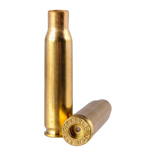 .308 Winchester Brass von Starline bietet höchste Qualität für zuverlässige Nachladeleistungen, mehrfach verwendbar und in praktischen 100er oder 500er Tüten.