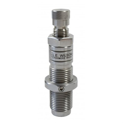 Die L.E. WILSON Bushing Full Length Dies ermöglichen präzises Sizing des Hülsenhalses und Körpers, sind aus hochwertigem Stahl und bieten austauschbare Bushings.