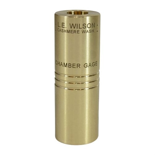 Mit dem L.E. WILSON 6.5 Grendel Brass Minimum Chamber Gage kannst du sicherstellen, dass deine Nachladepatronen den SAAMI Mindestmaßen entsprechen.
