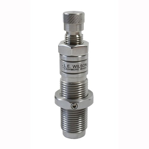Der L.E. Wilson Bushing Full Length Die ermöglicht präzises Sizing des Hülsenhalses und der Hülsenform, aus hochwertigem, hitzebehandeltem Stahl gefertigt.