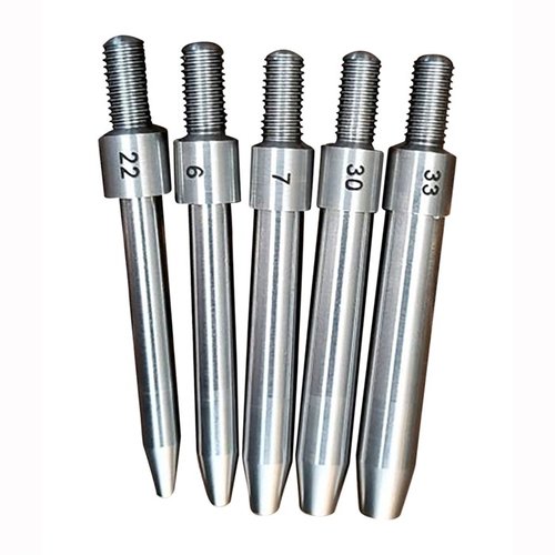 Die L.E. Wilson Expanding Mandrels sorgen für einen konsistenten Halsdurchmesser bei neuen Hülsen, was zu gleichmäßigerem Sitz und besserer Präzision führt.
