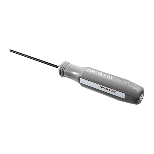 Die Bore Tech V-Stix bieten eine hochwertige Reinigungslösung mit einem kaliberspezifischen Stahlkern, chemikalienbeständiger Beschichtung und ergonomischem Griff.