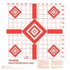 Die REDFIELD SIGHT-IN TARGETS erleichtern das Zielen mit 90°-Linien und einem 1"-Raster für Windage und Elevation. Helle fluoreszierende Farbe!