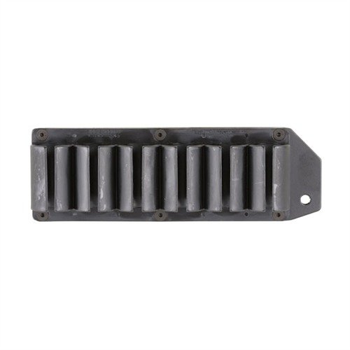 Mit dem SIDE SADDLE SHELL HOLDER hast du 6 zusätzliche Schüsse direkt griffbereit, ohne das Zielen zu verändern. Einfach an Remington 870, 11-87 und 1100 anbringen.