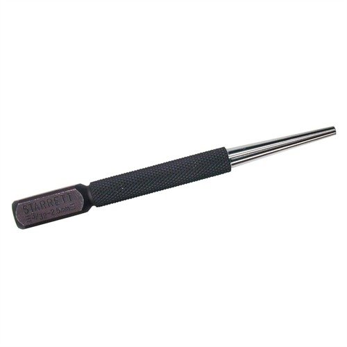 Der TAPER PIN STARTER von STARRETT schützt beim Entfernen von Taper Pins mit seiner gewölbten Spitze vor Beschädigungen. Ideal für präzises Arbeiten!