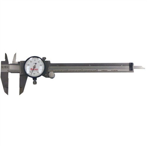 Der Starrett 120 Series Dial Caliper bietet präzise Messungen von 0-6" mit klaren Ziffern, einem robusten Edelstahlkörper und ist einfach mit einer Hand zu bedienen.