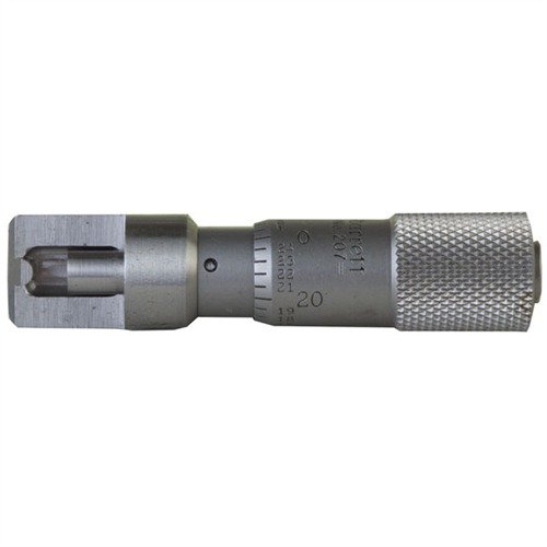 Der 1911 Slide Rail Micrometer von Starrett misst präzise die Dicke der Schienen, sodass du schnell die richtige Slide Fitting Bar auswählen kannst.