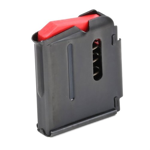 Das Savage 93 Series Magazin für .22 WMR und .17 HMR bietet Platz für 5 Patronen, ist aus blued Steel gefertigt und ein perfekter Ersatz für dein Gewehr.