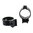 30-mm-mittelhohe Ringe, Satinblau