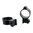 30 mm X-HIGH mattblaue Ringe