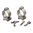 1" Low‑Ringe aus Edelstahl