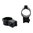1" HIGH (0,60") 11MM CZ-Ringe, schwarz