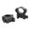 1" hoch (1,250") taktische Picatinny-Ringe, schwarz