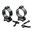 30-mm-Medium-Ringe, mattblau
