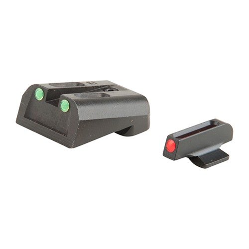 Die KIMBER 1911 Brite-Site Fiber Optic Visier bieten außergewöhnliche Helligkeit, langlebige CNC-gefertigte Stahlkonstruktion und schnelle Zielerkennung in jeder Lichtbedingung.