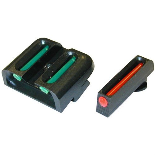Die FIBER OPTIC BRITE-SITE SIGHT SETS bieten außergewöhnliche Helligkeit, robuste Stahlkonstruktion und einfache Montage für präzises Zielen bei allen Lichtverhältnissen.