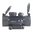 Zweifarbiges 30 mm Rotpunktvisier, schwarz
