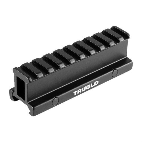 Der TruGlo 1" Picatinny Riser Mount hebt die Montagefläche um 1" an und sorgt so für eine natürliche Position deiner Optik auf dem AR-15 Flattop.
