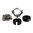 SAKO/TIKKA OPTILOCK Ringe 1" X-LOW, Edelstahl
