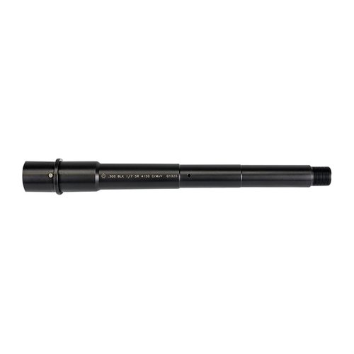 .300 Blackout 9" Lauf aus 4150 Chrome Moly Vanadium Stahl mit QPQ-Beschichtung für Korrosionsschutz, ideal für SBRs, Maschinengewehre oder Pistolen.