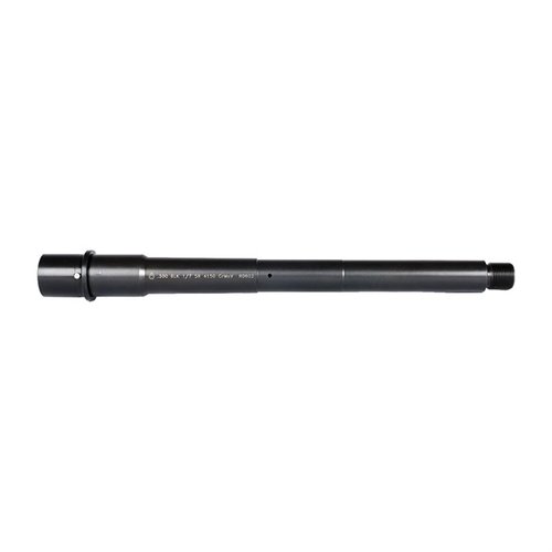 .300 Blackout 10" Lauf aus 4150 Chrome Moly Vanadium Stahl, mit QPQ Korrosionsschutz, ideal für Pistolenkonfigurationen und hohe Präzision.