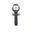 Duplex-Vorderkorn mit Haube, Messing, schwarz